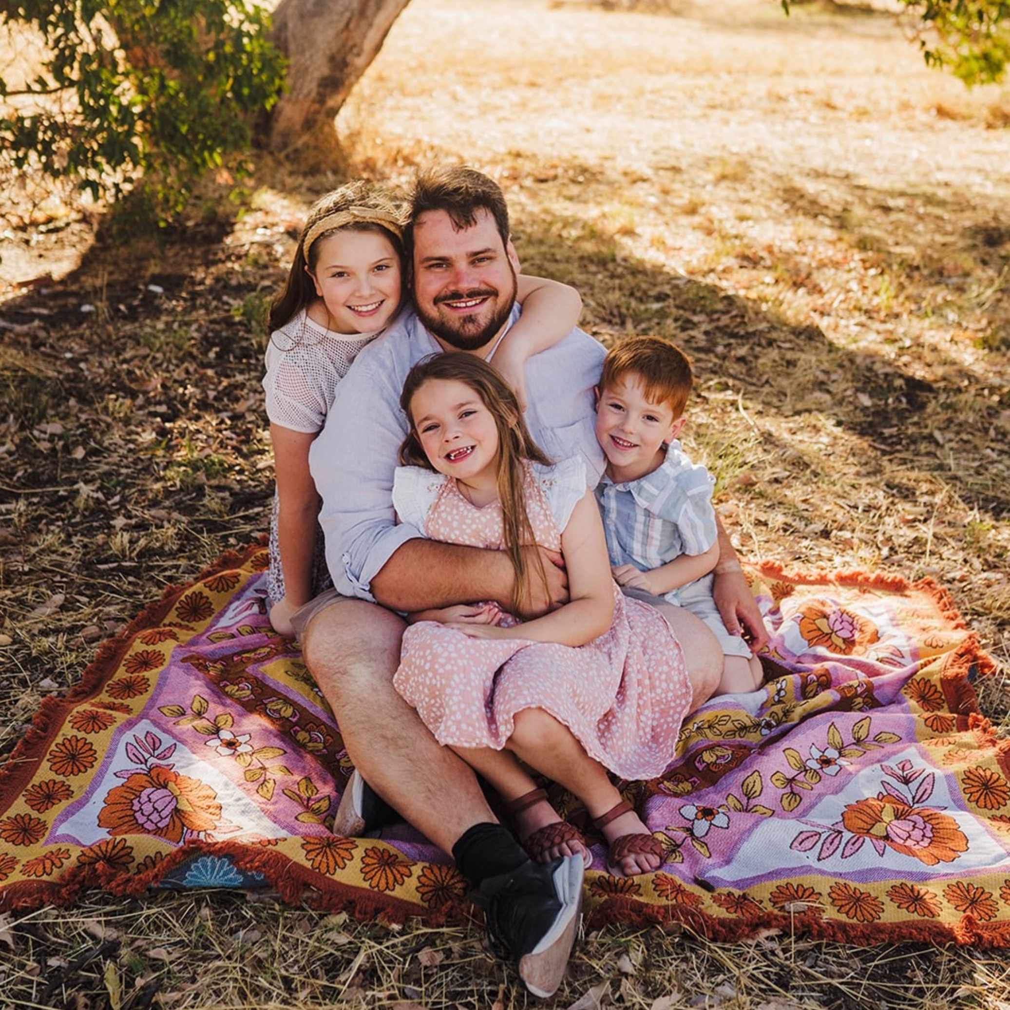 Harry with his children